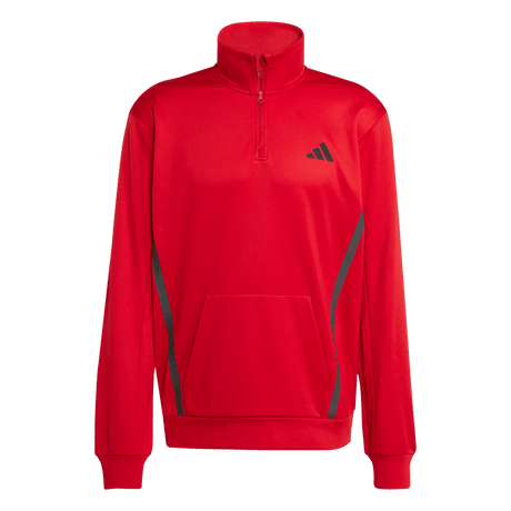 adidas Men's Game&Go 1/4 Zip Red - 1