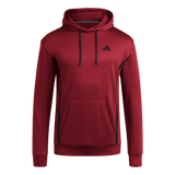 adidas Men's Game&Go Hoodie Burgundy - 1