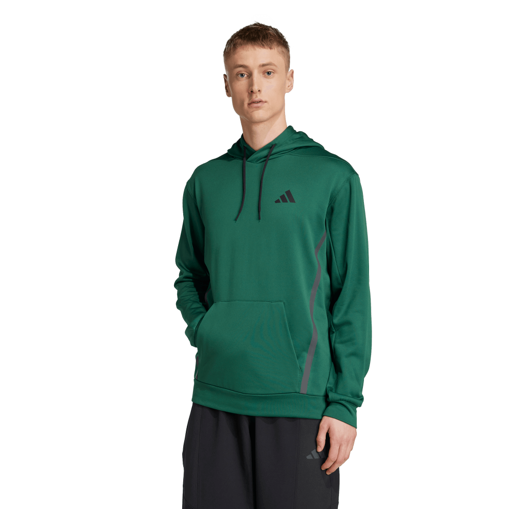 adidas Men's Game&Go Hoodie Dark Green - 3