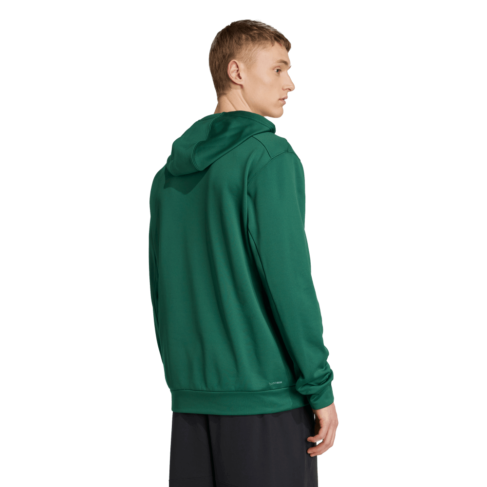 adidas Men's Game&Go Hoodie Dark Green - 4