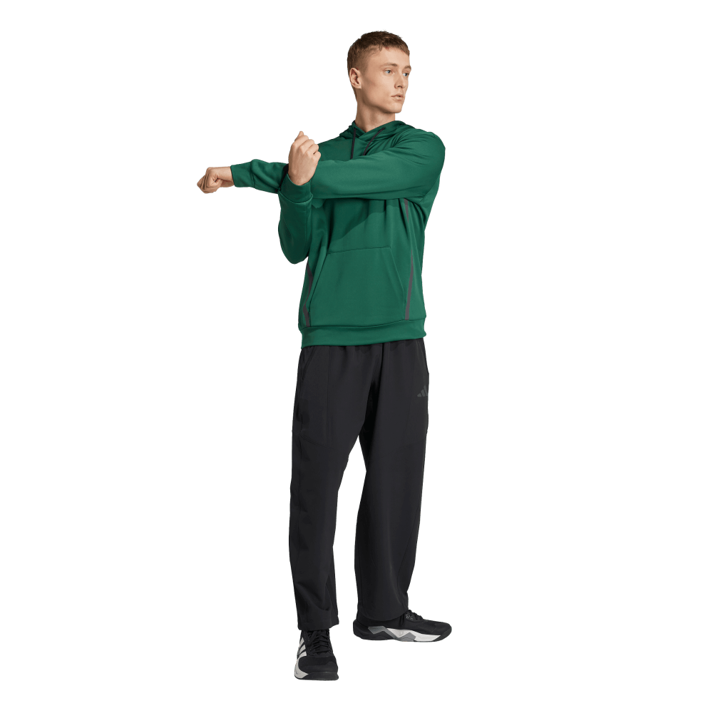 adidas Men's Game&Go Hoodie Dark Green - 5