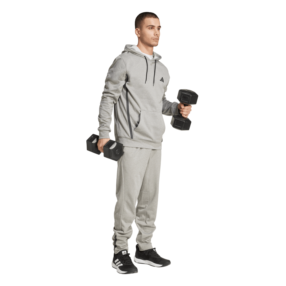 adidas Men's Game&Go Hoodie Light Gray - 5