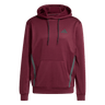 adidas Men's Game&Go Hoodie Maroon - 1