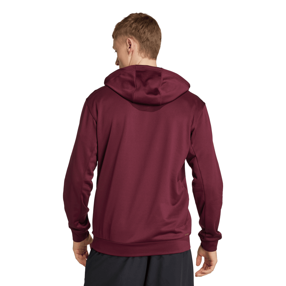 adidas Men's Game&Go Hoodie Maroon - 4