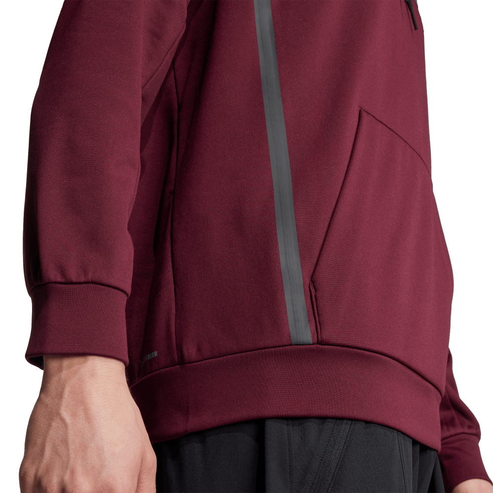 adidas Men's Game&Go Hoodie Maroon - 7