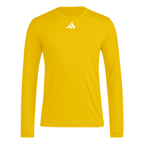 adidas Men's Gametime Long Sleeve Jersey Gold - 1