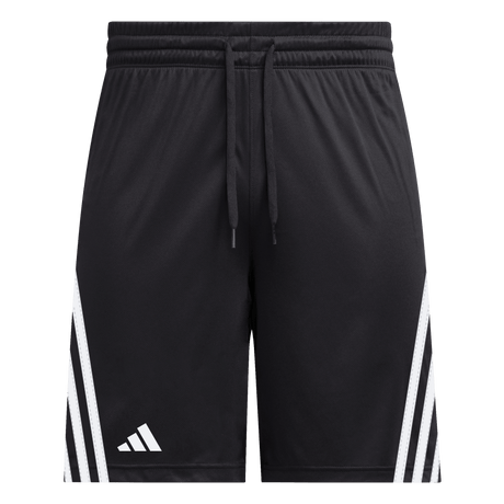 adidas Men's Three Stripe Short - 7" Inseam Black