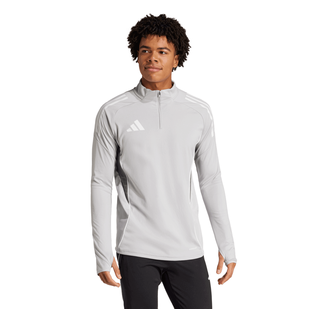 adidas Men's Tiro 25 Competition 1/4 Zip Light Gray
