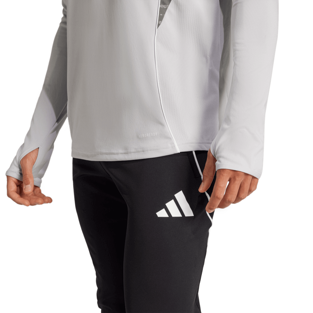 adidas Men's Tiro 25 Competition 1/4 Zip Light Gray_4