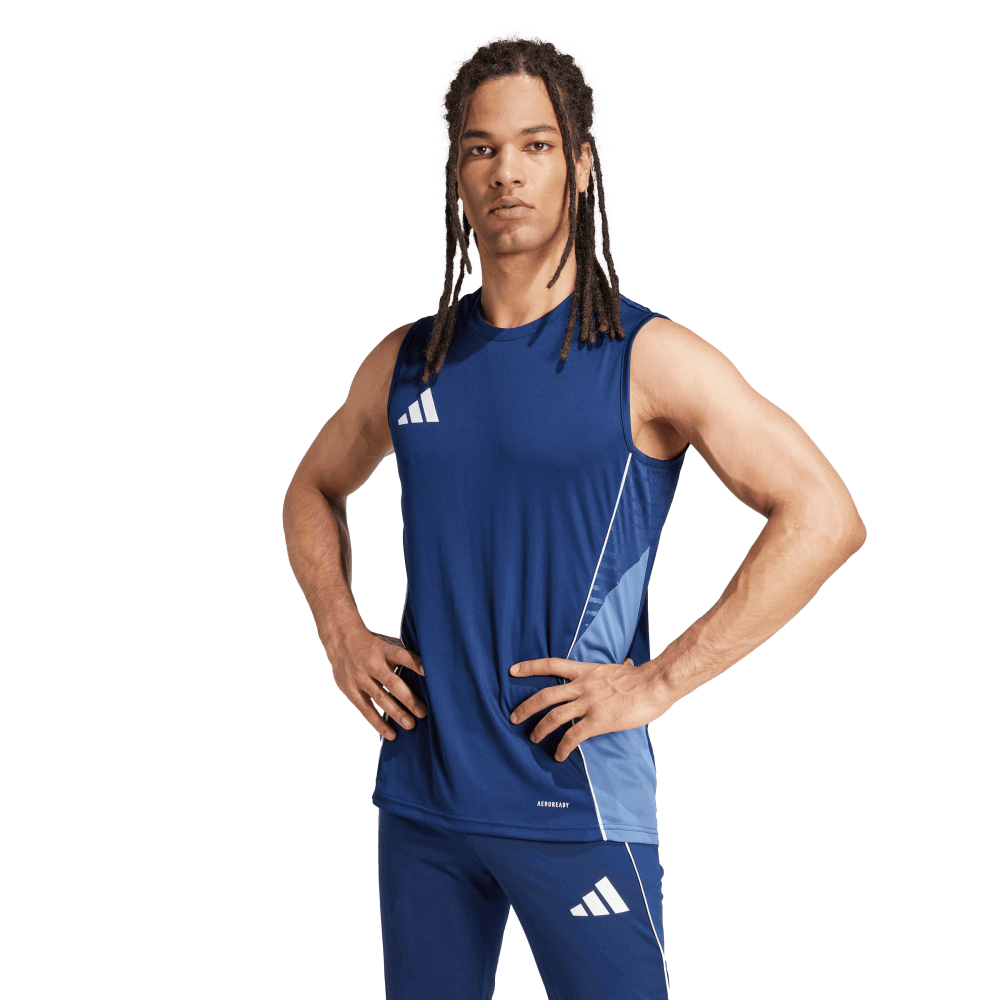 adidas Men's Tiro 25 Competition Sleeveless Jersey Navy - 3