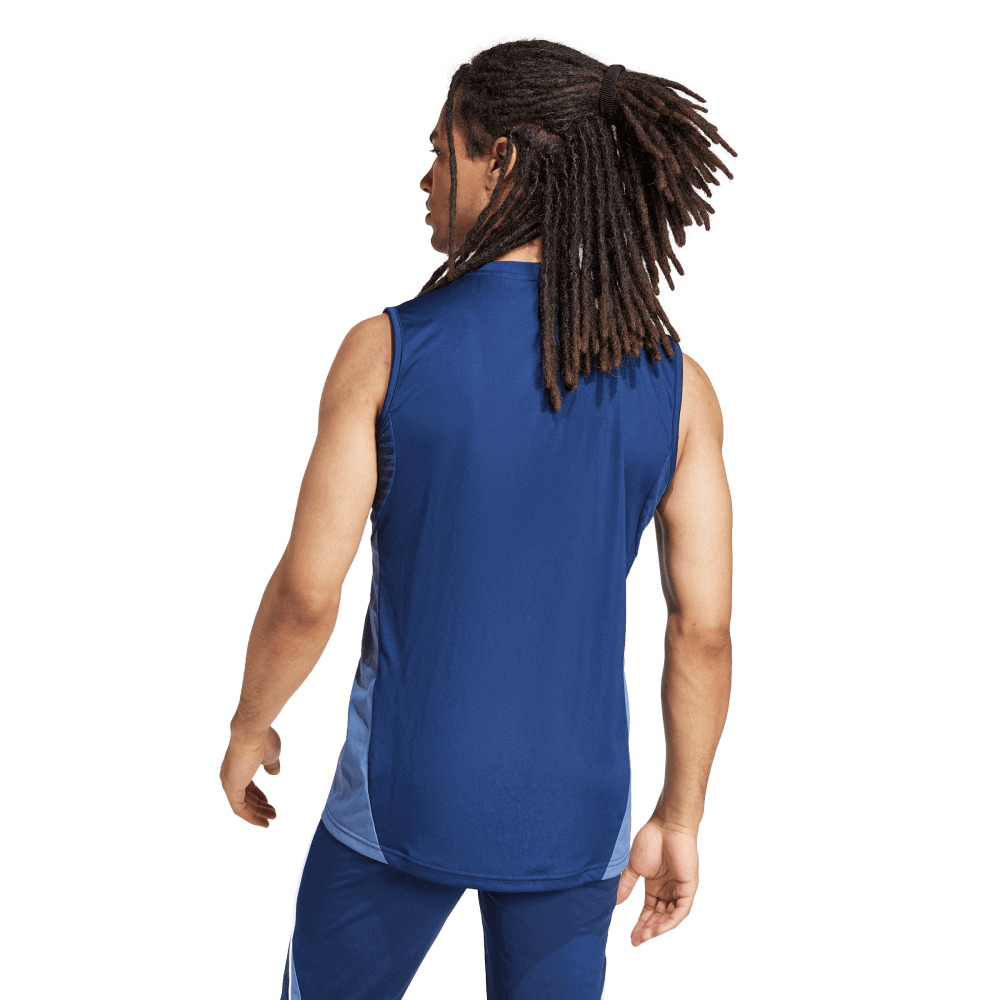 adidas Men's Tiro 25 Competition Sleeveless Jersey Navy - 4