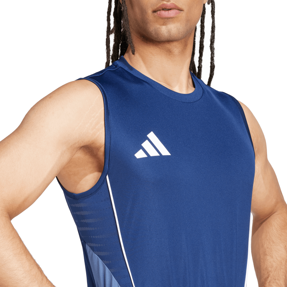 adidas Men's Tiro 25 Competition Sleeveless Jersey Navy - 8