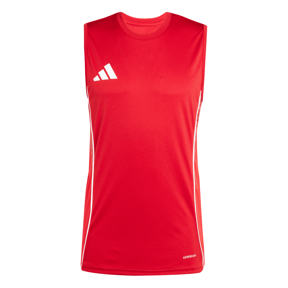 adidas Men's Tiro 25 Competition Sleeveless Jersey Red  - 1