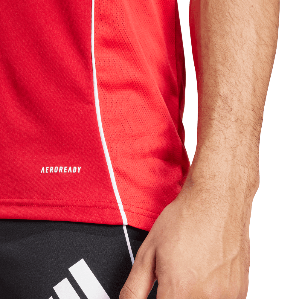 adidas Men's Tiro 25 Competition Sleeveless Jersey Red  - 8