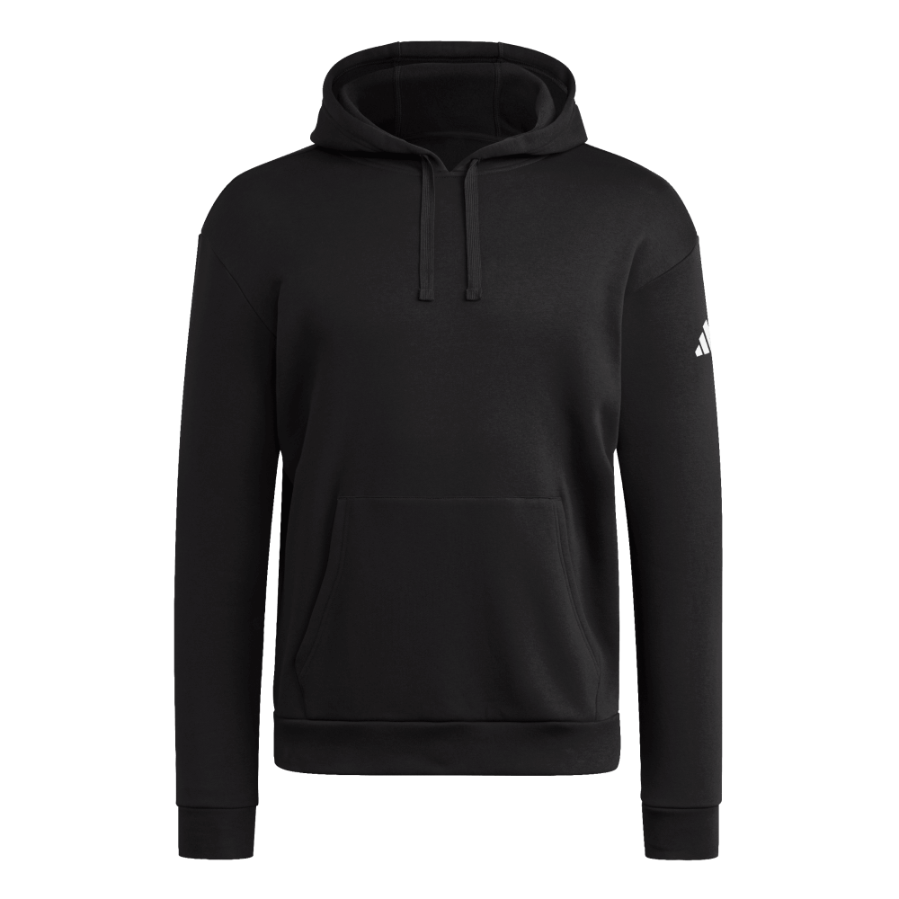 adidas Men's Travel Fleece Hoodie Black - 1