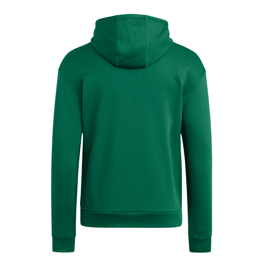 adidas Men's Travel Fleece Hoodie Dark Green - 2