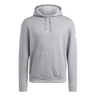 adidas Men's Travel Fleece Hoodie Light Gray - 1