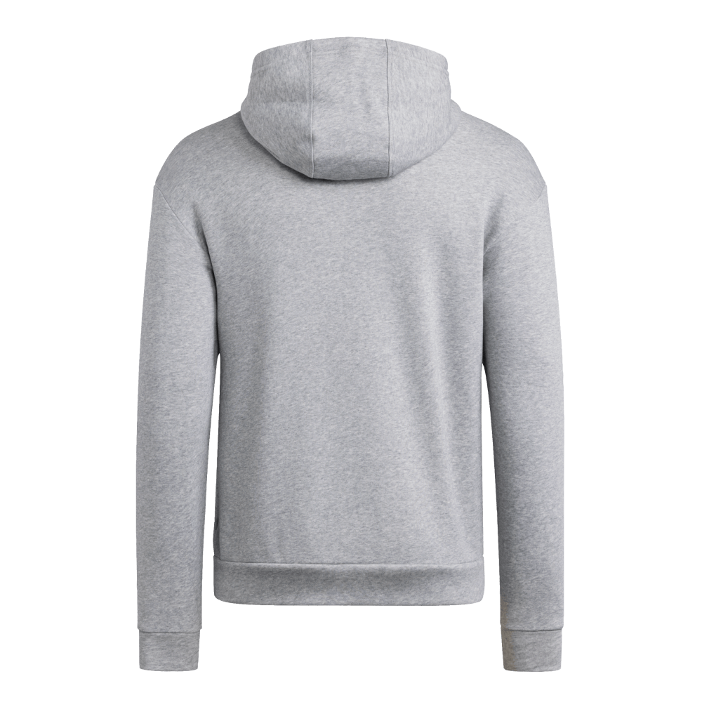 adidas Men's Travel Fleece Hoodie Light Gray - 1