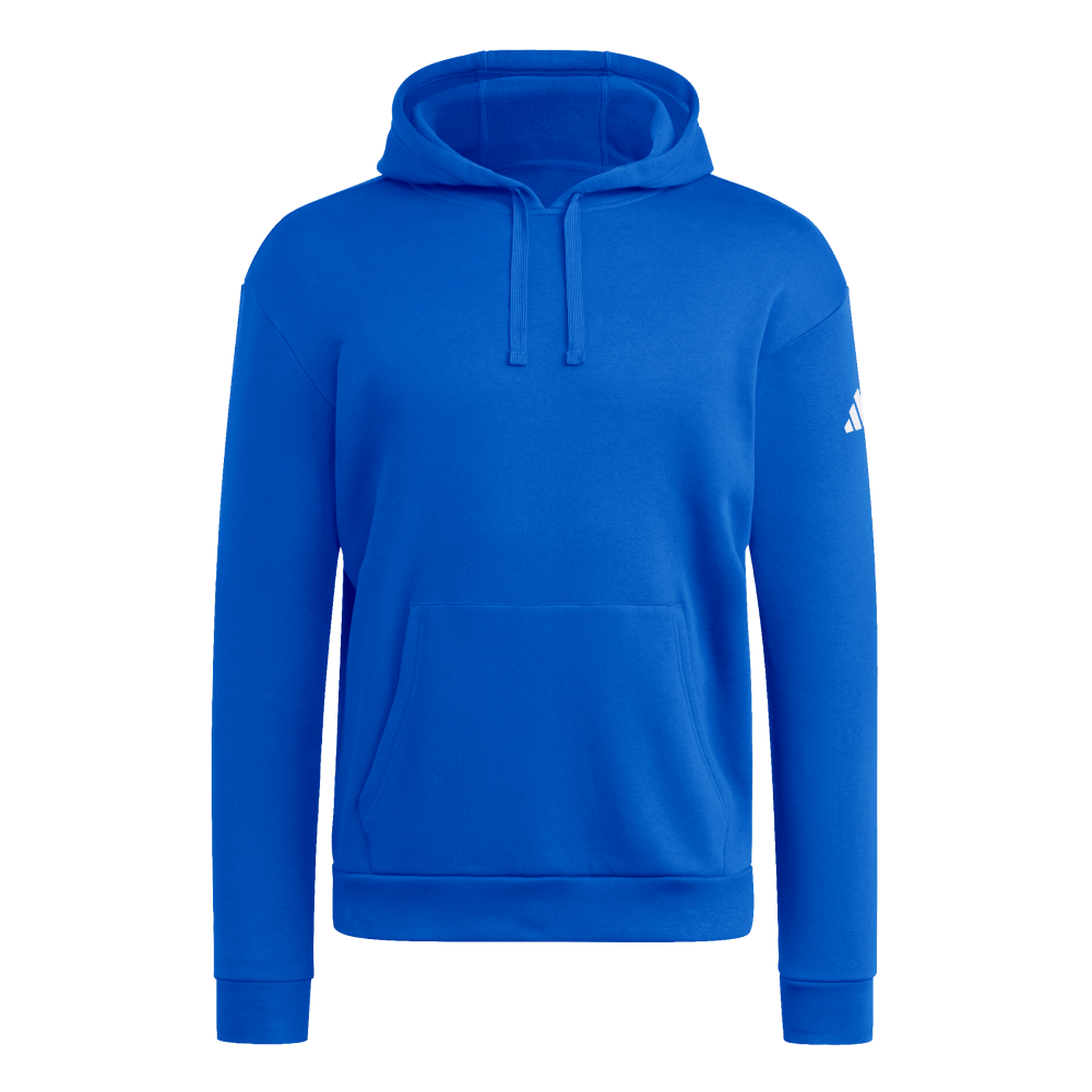 adidas Men's Travel Fleece Hoodie Royal - 1