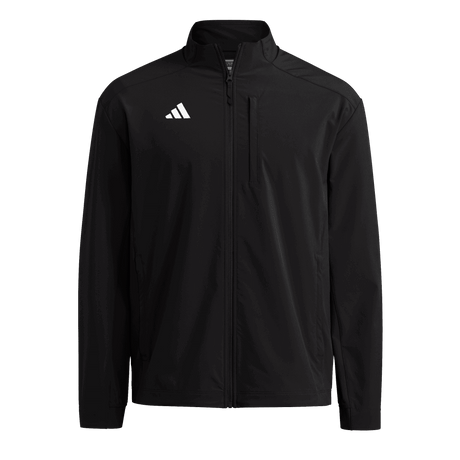 adidas Men's Woven Full Zip Travel Jacket Black