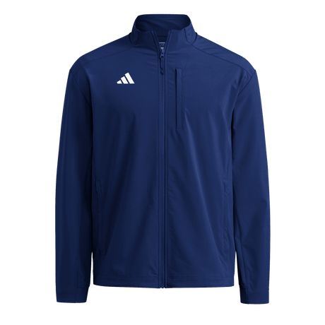 adidas Men's Woven Full Zip Travel Jacket Navy