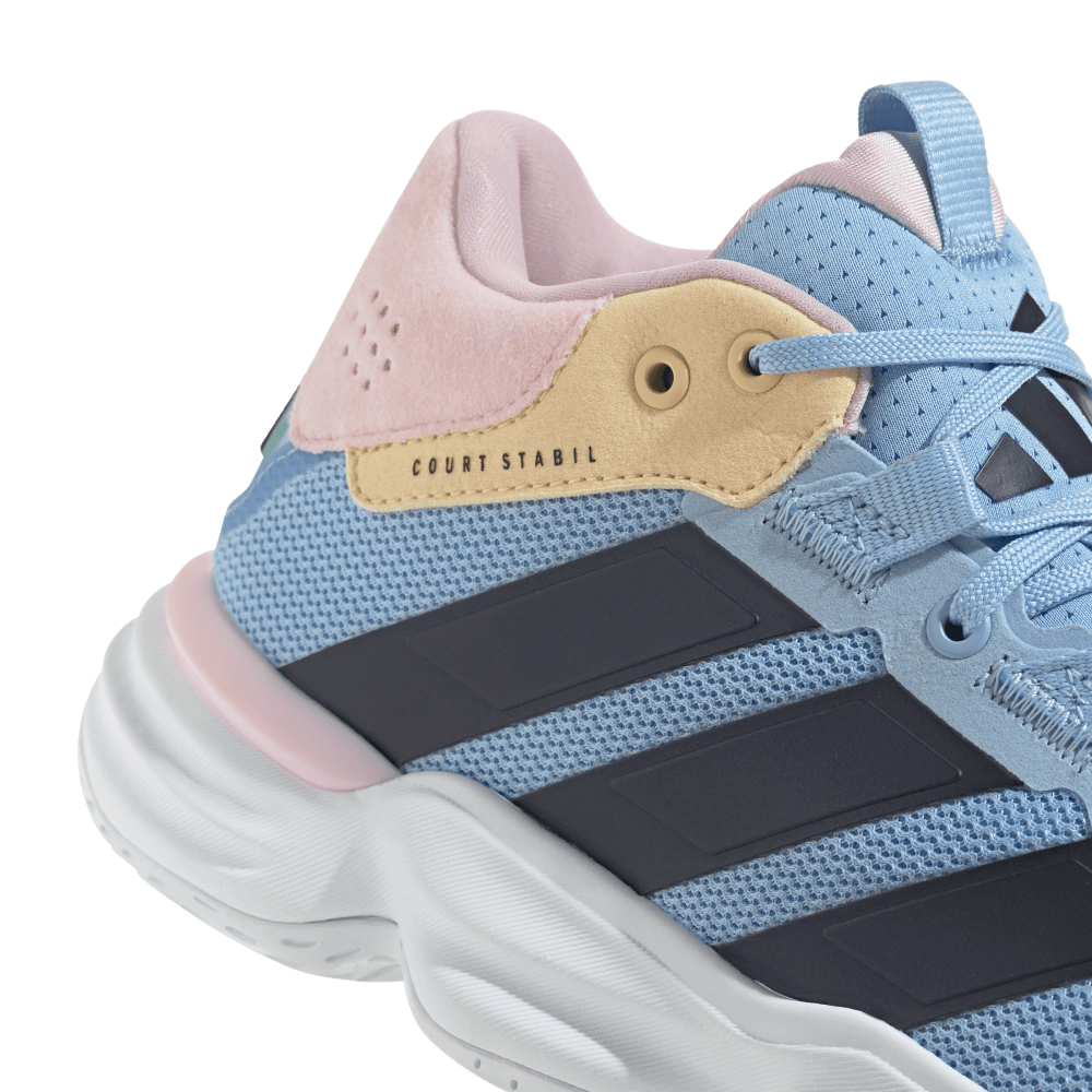 adidas Women's Court Stabil Volleyball Shoe Bright Royal - 5