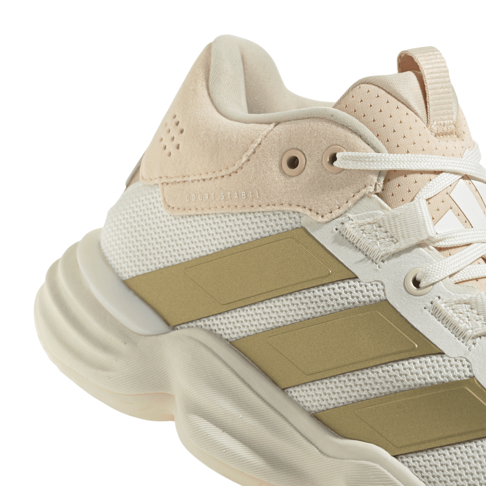 adidas Women's Court Stabil Volleyball Shoe Crystal - 5