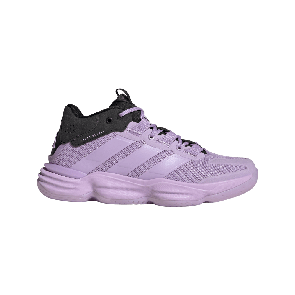 adidas Women's Court Stabil Volleyball Shoe Powder Plum - 1
