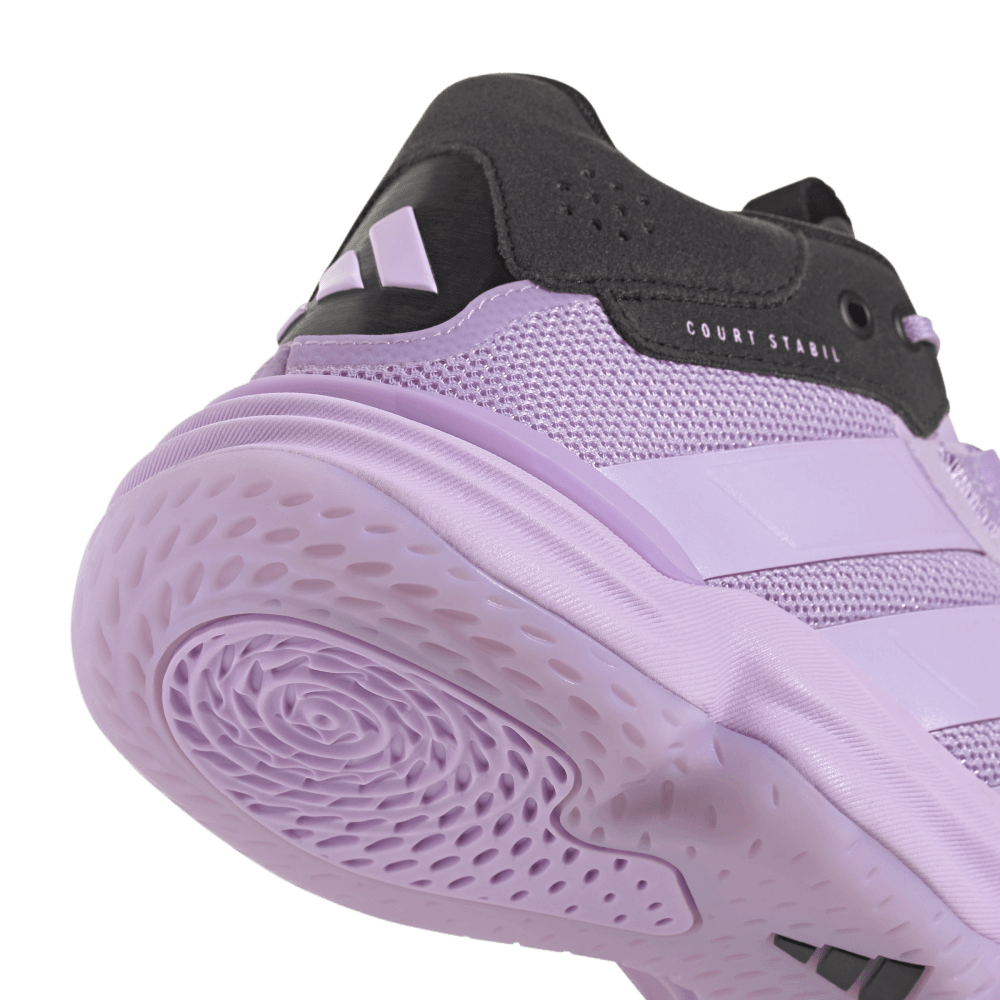 adidas Women's Court Stabil Volleyball Shoe Powder Plum - 6