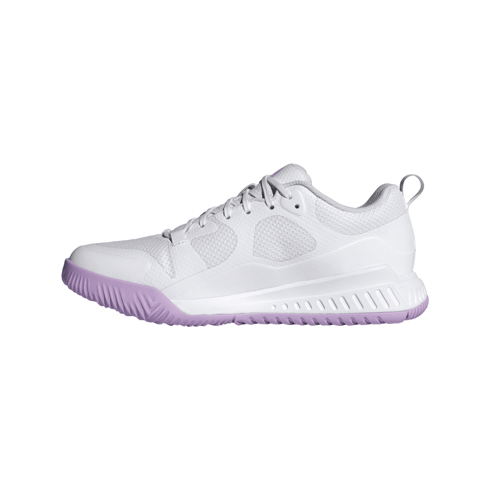 adidas Women's Court Team Bounce 2.0 Volleyball Shoe White Plum  - 2
