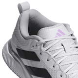 adidas Women's Court Team Bounce 2.0 Volleyball Shoe White Plum  - 5