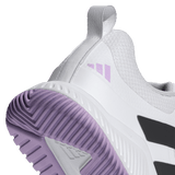 adidas Women's Court Team Bounce 2.0 Volleyball Shoe White Plum  - 6