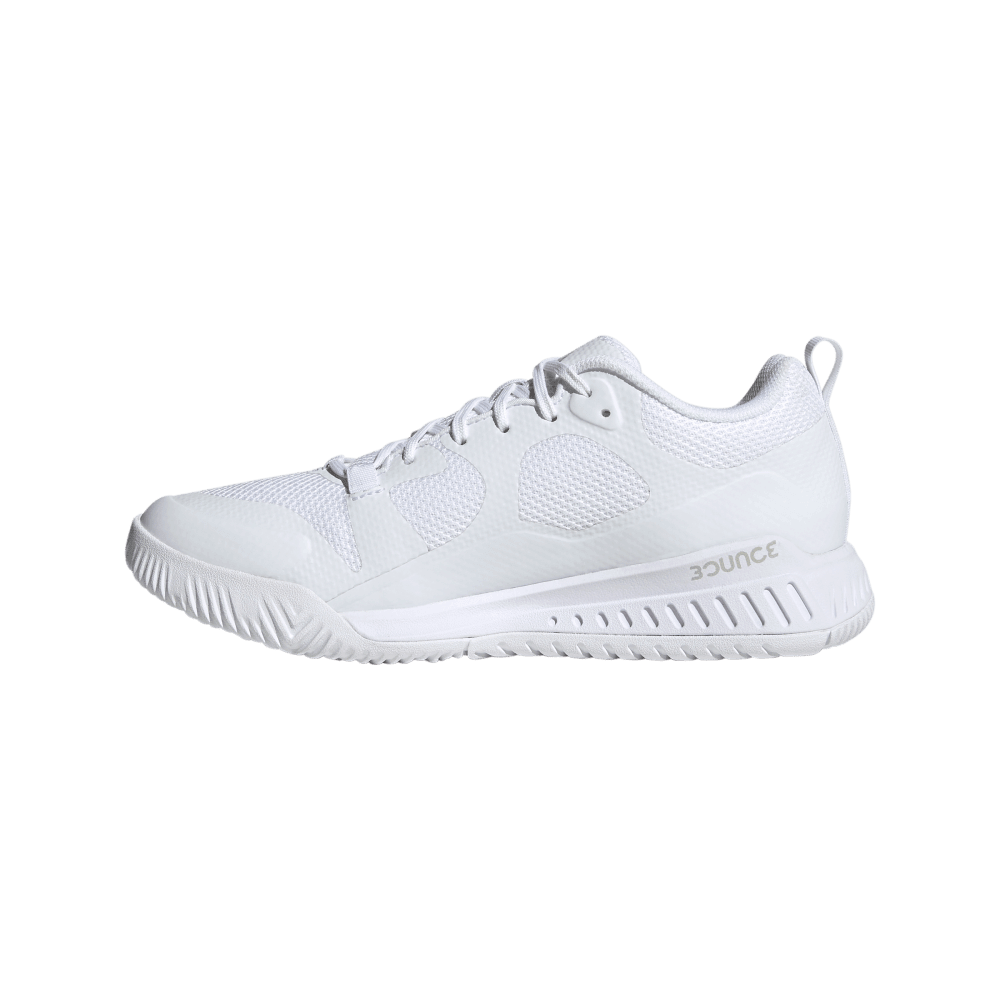 adidas Women's Court Team Bounce 2.0 Volleyball Shoe White Silver - 2