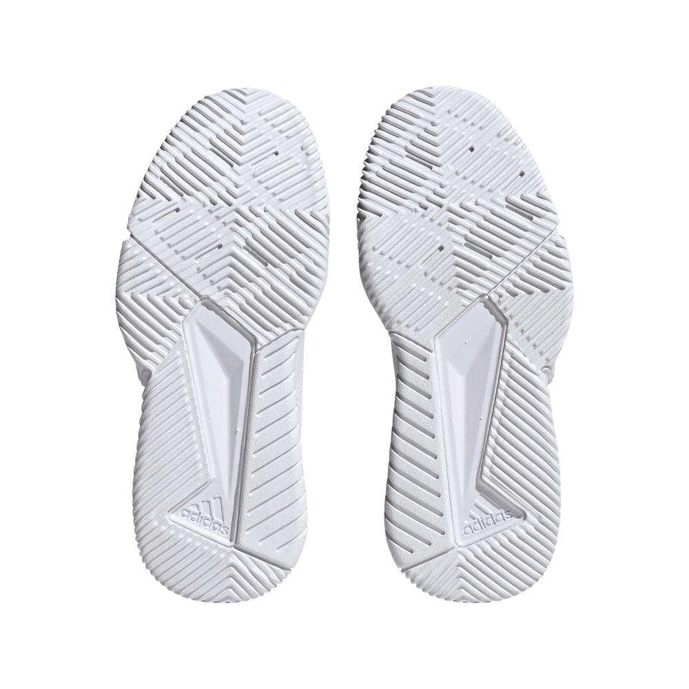 adidas Women's Court Team Bounce 2.0 Volleyball Shoe White Silver - 4