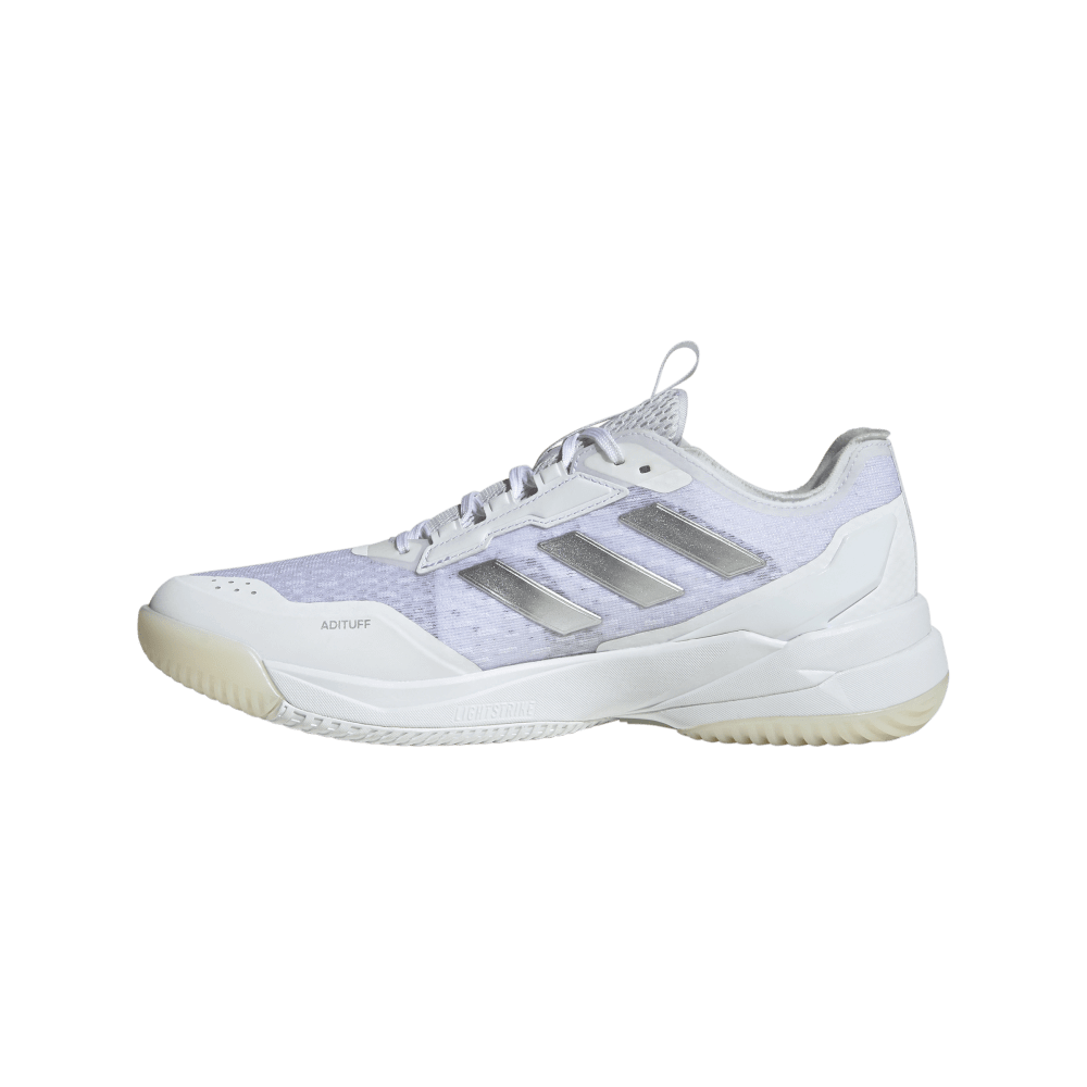 adidas Women's Crazyflight 6 Volleyball Shoe White Silver - 2