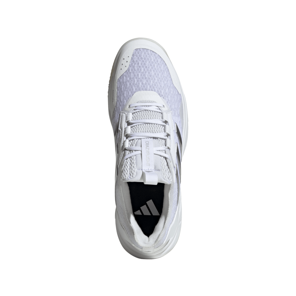adidas Women's Crazyflight 6 Volleyball Shoe White Silver - 3
