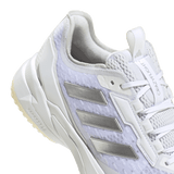 adidas Women's Crazyflight 6 Volleyball Shoe White Silver - 6