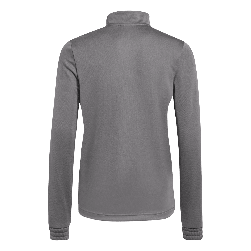 adidas Women's Entrada 22 1/4 Zip Dark Gray - 2