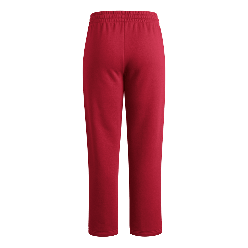 adidas Women's Fleece Pant Red - 2