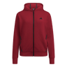 adidas Women's Game&Go Full Zip Hoodie Burgundy - 1