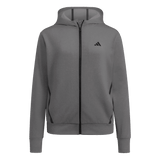 adidas Women's Game&Go Full Zip Hoodie Dark Gray - 1