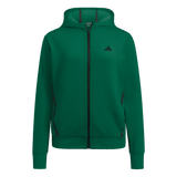 adidas Women's Game&Go Full Zip Hoodie Dark Green - 1