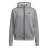adidas Women's Game&Go Full Zip Hoodie Light Gray - 1