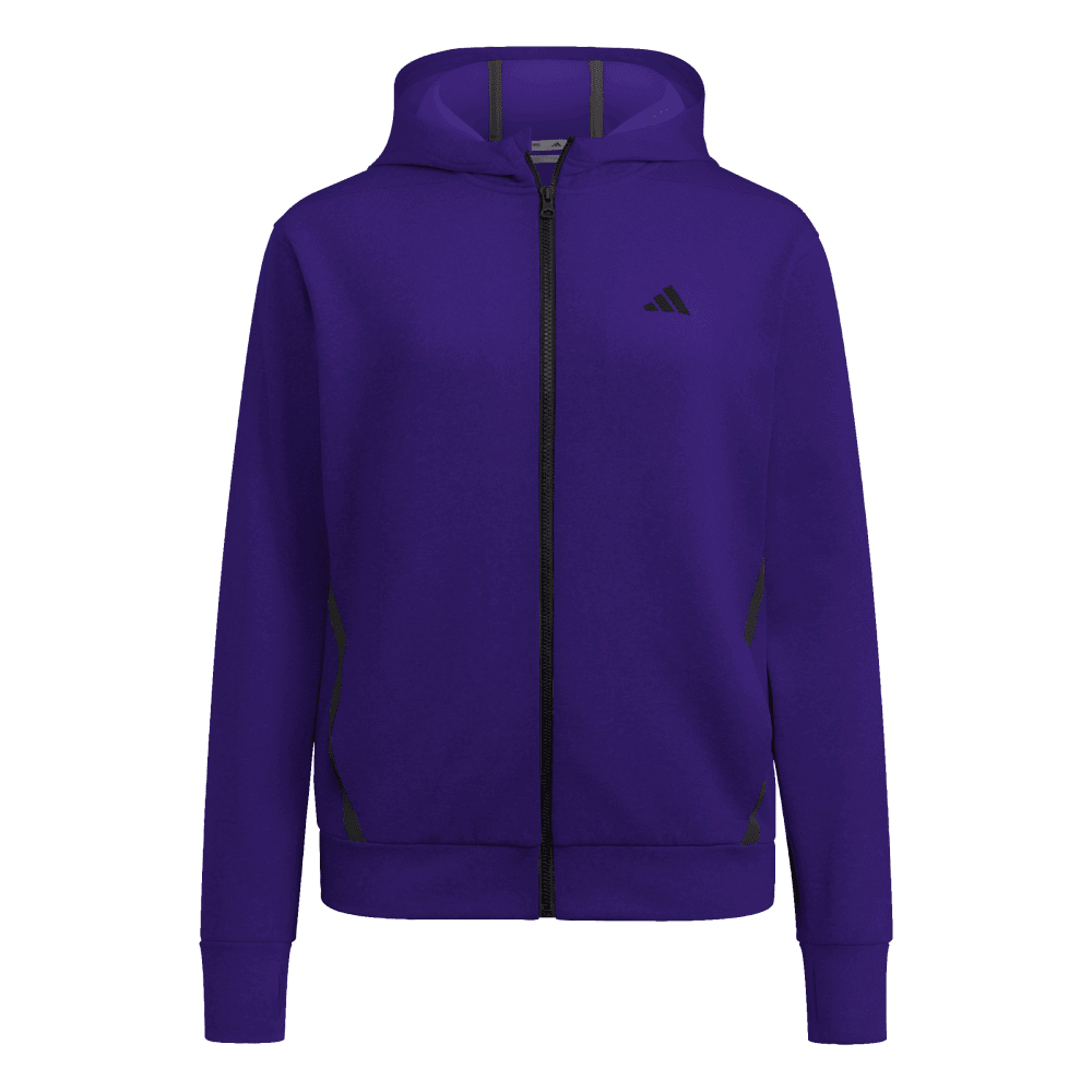 adidas Women's Game&Go Full Zip Hoodie Purple - 1
