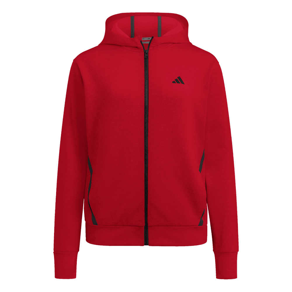 adidas Women's Game&Go Full Zip Hoodie Red - 1