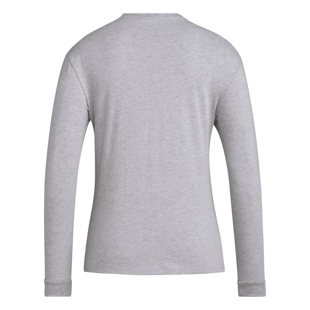 adidas Women's Gametime Long Sleeve Jersey Light Gray - 2