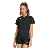 adidas Women's HiLo 25 Short Sleeve Jersey Black - 3
