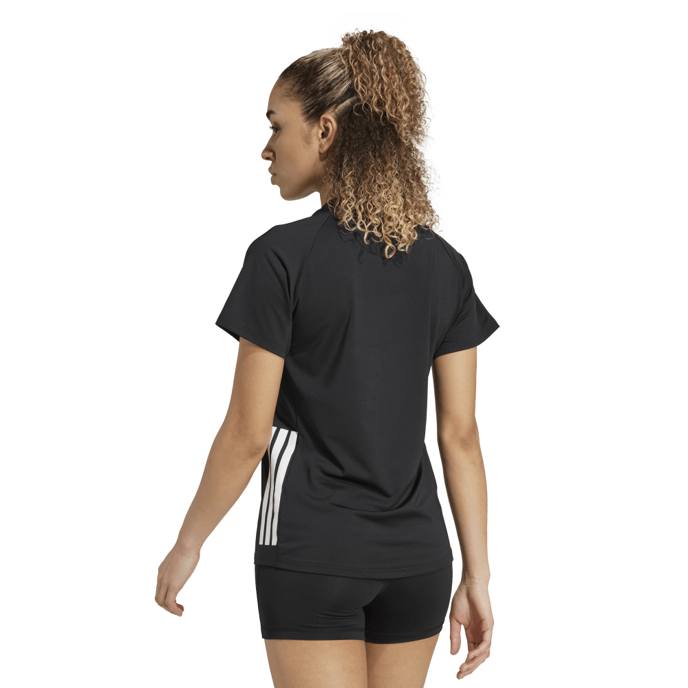 adidas Women's HiLo 25 Short Sleeve Jersey Black - 4