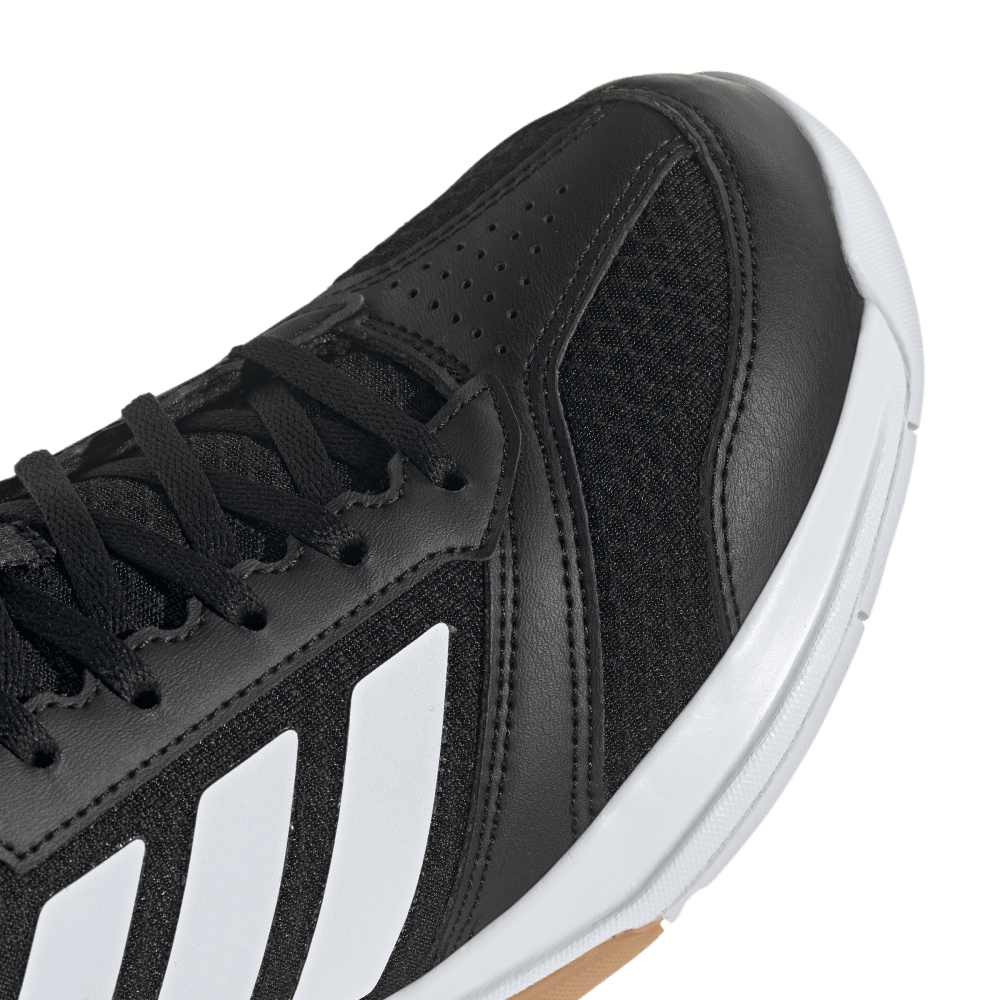 adidas Women's Ligra 8 Volleyball Shoe Black White - 5