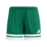 adidas Women's Squadra 25 Short - 5" Inseam Dark Green - 1